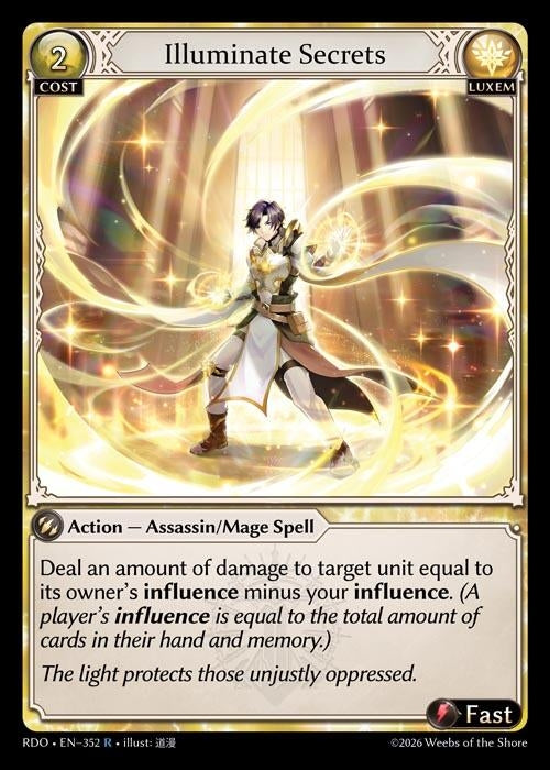 Image for Illuminate Secrets (352) (Radiant Origins) - Grand Archive TCG
