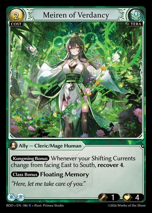Image for Meiren of Verdancy (386) (Radiant Origins) - Grand Archive TCG