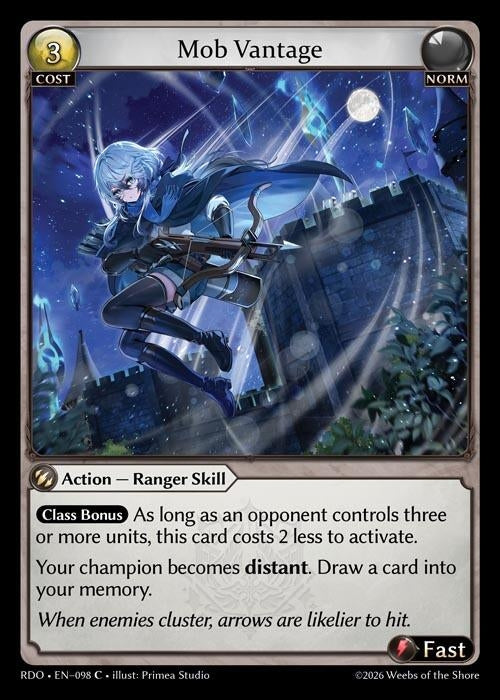 Image for Mob Vantage (098) (Radiant Origins) - Grand Archive TCG