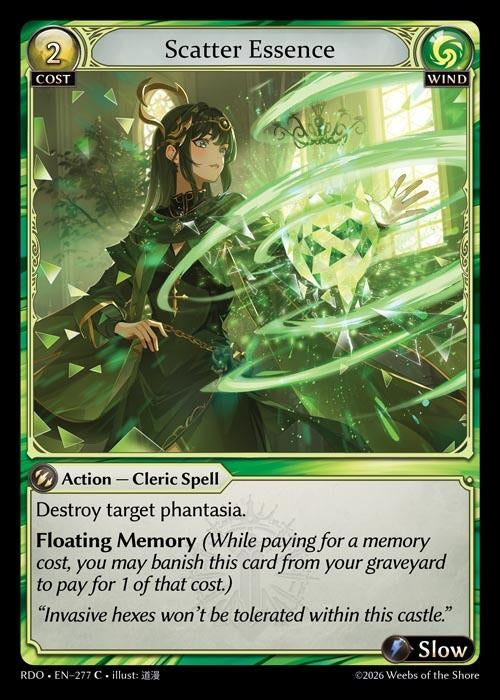 Image for Scatter Essence (277) (Radiant Origins) - Grand Archive TCG