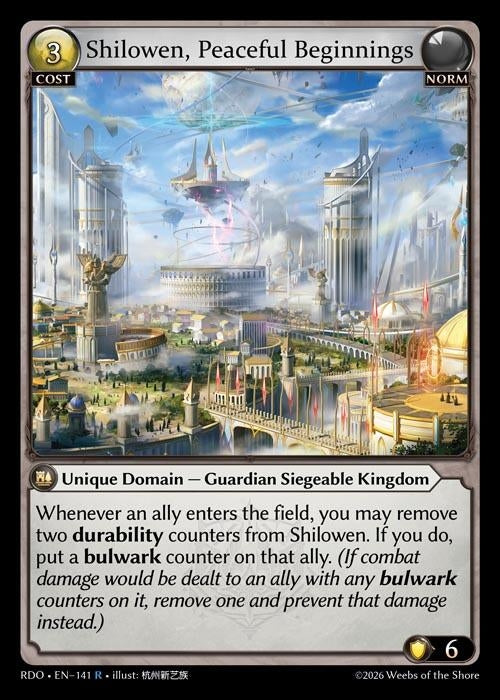 Image for Shilowen, Peaceful Beginnings (141) (Radiant Origins) - Grand Archive TCG
