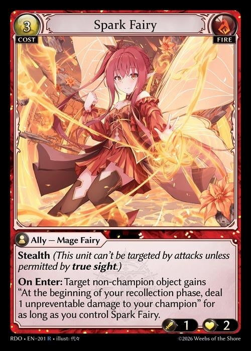 Image for Spark Fairy (201) (Radiant Origins) - Grand Archive TCG