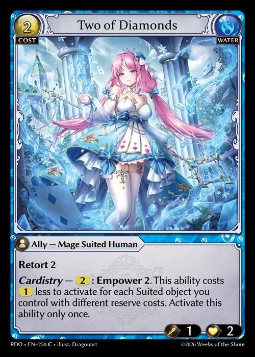 Image for Two of Diamonds (250) (Radiant Origins) - Grand Archive TCG