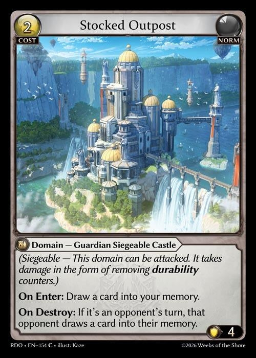 Image for Stocked Outpost (Curio Foil) (154) (Radiant Origins) - Grand Archive TCG