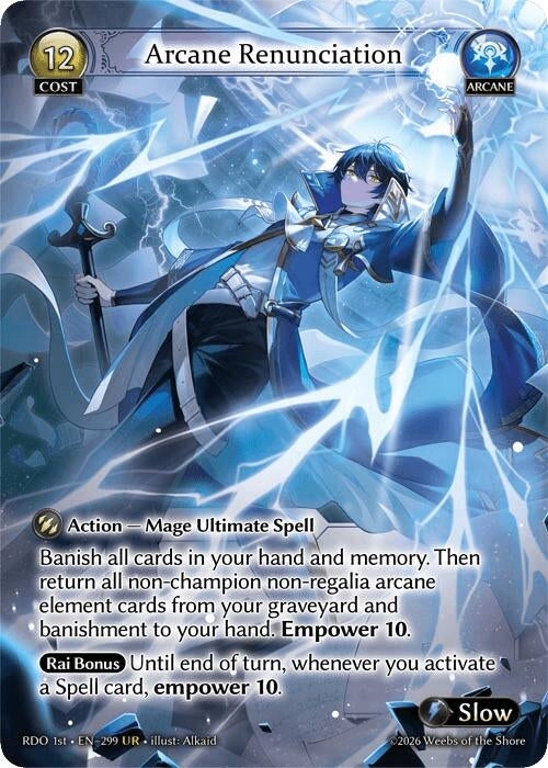 Image for Arcane Renunciation (299) (Radiant Origins) - Grand Archive TCG