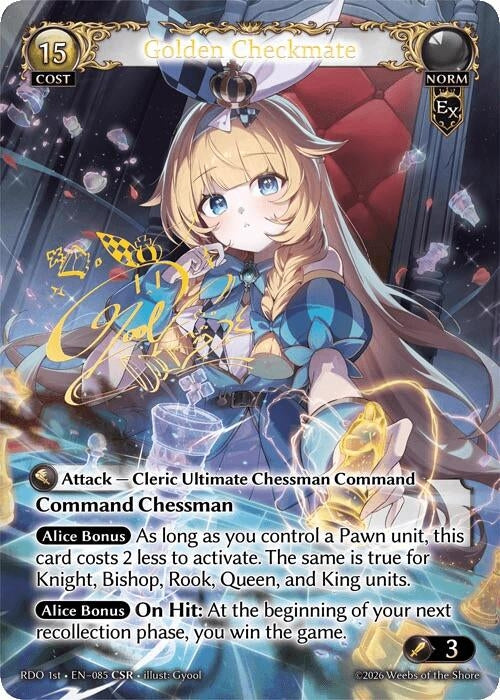Image for Golden Checkmate (CSR) (85) (Radiant Origins) - Grand Archive TCG