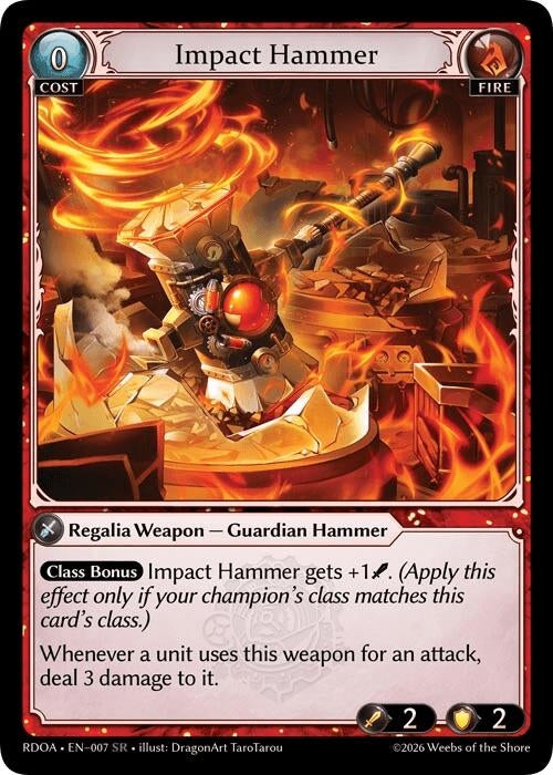 Image for Impact Hammer (007) (Radiant Origins) - Grand Archive TCG