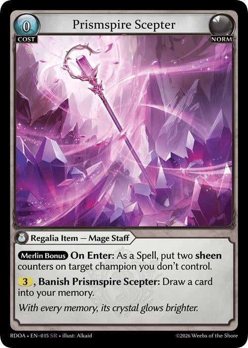 Image for Prismspire Scepter (015) (Radiant Origins) - Grand Archive TCG