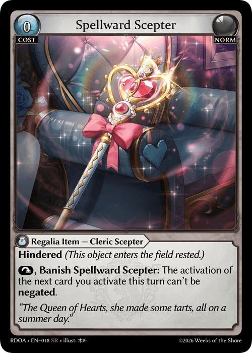 Image for Spellward Scepter (018) (Radiant Origins) - Grand Archive TCG