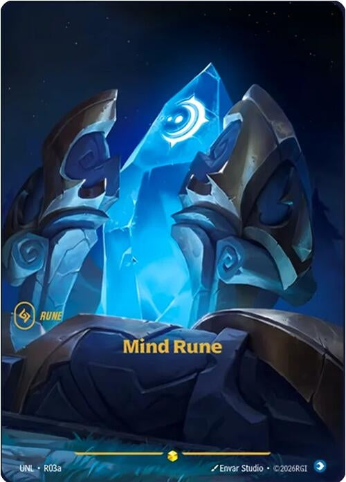 Image for Mind Rune (R03a) (R03a) (Unleashed) - Riftbound: League of Legends Trading Card Game