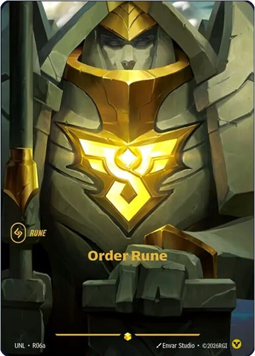 Image for Order Rune (R06a) (R06a) (Unleashed) - Riftbound: League of Legends Trading Card Game