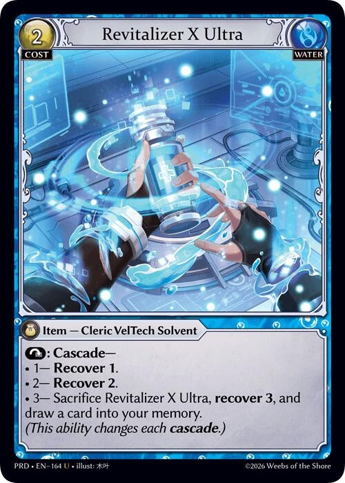 Image for Revitalizer X Ultra (164) (.asphodel/paradise) (PRD) - Grand Archive TCG