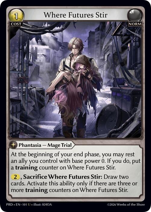 Image for Where Futures Stir (101) (.asphodel/paradise) (PRD) - Grand Archive TCG