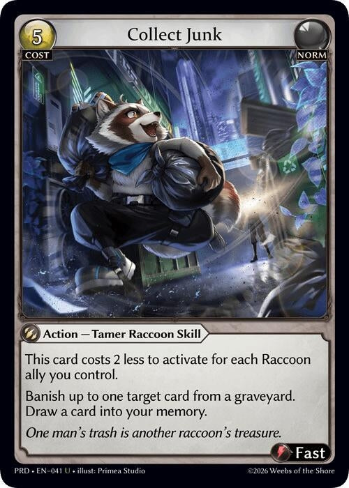Image for Collect Junk (Interference Curio Foil) (041) (.asphodel/paradise) (PRD) - Grand Archive TCG