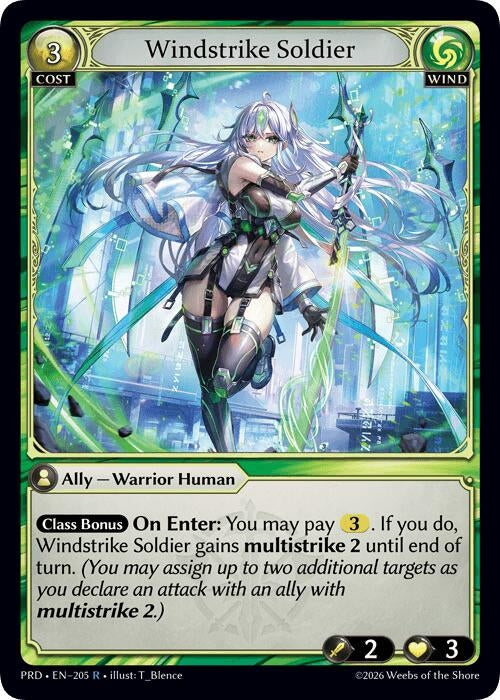 Image for Wuthering Sforzando (Interference Curio Foil) (206) (.asphodel/paradise) (PRD) - Grand Archive TCG