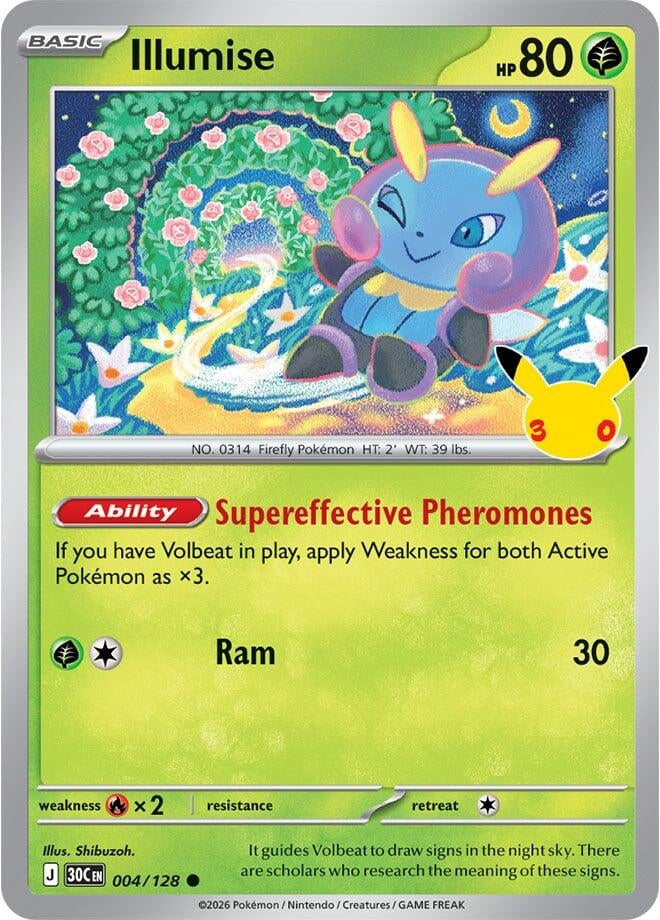 Illumise (004/128) (ME: 30th Celebration) (30C)