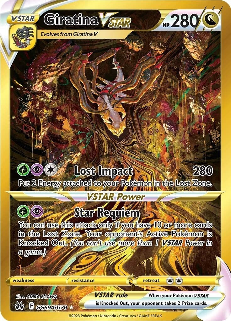 Image for Giratina VSTAR (Secret) (GG69/GG70) (Crown Zenith: Galarian Gallery) - Pokemon