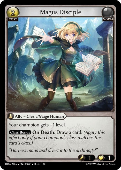 Image for Magus Disciple (098) (Dawn of Ashes Alter Edition) - Grand Archive TCG