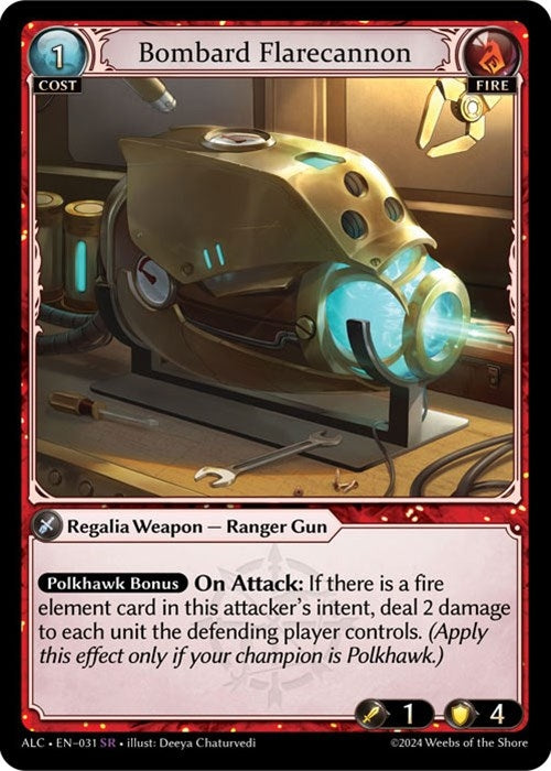 Image for Bombard Flarecannon (031) (Alchemical Revolution) - Grand Archive TCG
