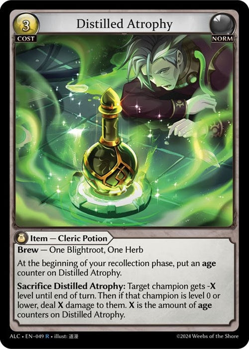 Image for Distilled Atrophy (049) (Alchemical Revolution) - Grand Archive TCG