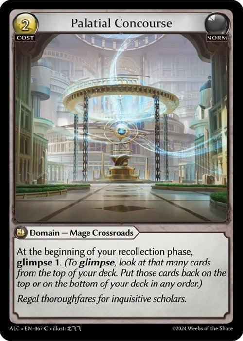 Image for Palatial Concourse (067) (Alchemical Revolution) - Grand Archive TCG