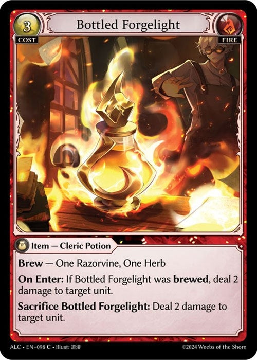 Image for Bottled Forgelight (098) (Alchemical Revolution) - Grand Archive TCG