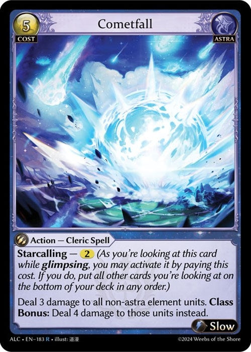 Image for Cometfall (183) (Alchemical Revolution) - Grand Archive TCG