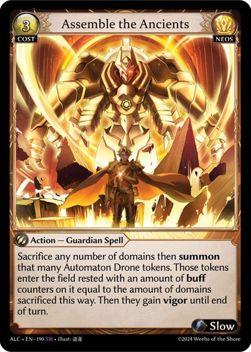Image for Assemble the Ancients (190) (Alchemical Revolution) - Grand Archive TCG