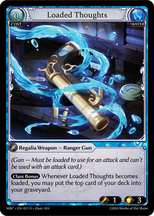 Image for Loaded Thoughts (021) (Mercurial Heart) - Grand Archive TCG