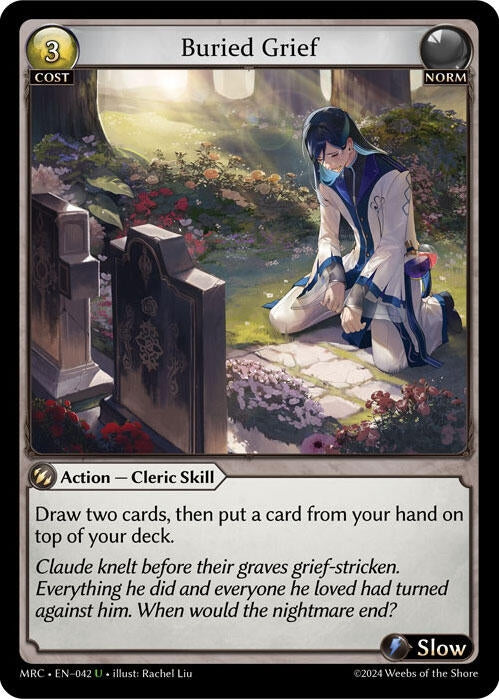 Image for Buried Grief (042) (Mercurial Heart) - Grand Archive TCG
