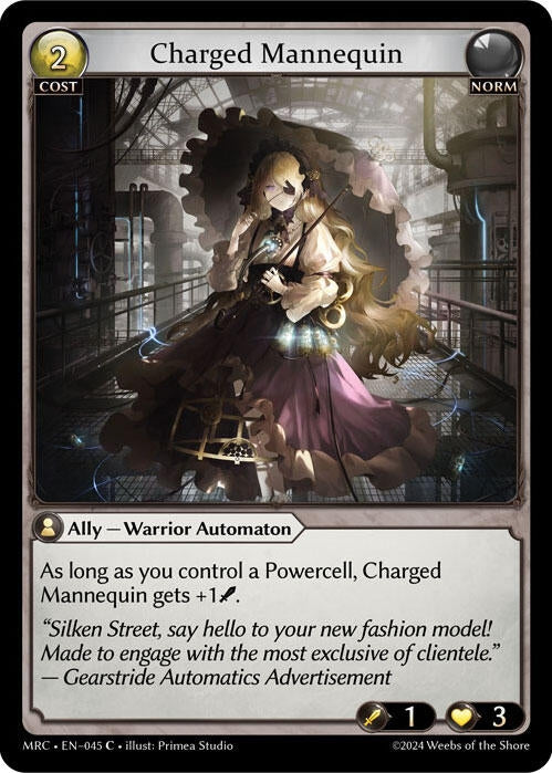 Image for Charged Mannequin (045) (Mercurial Heart) - Grand Archive TCG