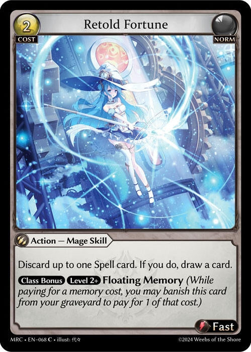 Image for Retold Fortune (068) (Mercurial Heart) - Grand Archive TCG
