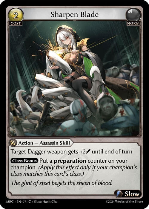 Image for Sharpen Blade (071) (Mercurial Heart) - Grand Archive TCG