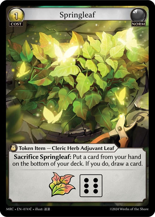 Image for Springleaf (074) (Mercurial Heart) - Grand Archive TCG