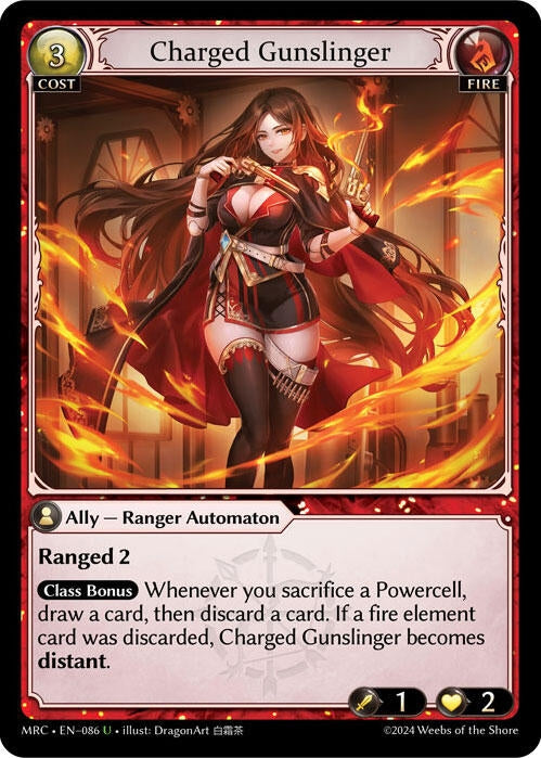 Image for Charged Gunslinger (086) (Mercurial Heart) - Grand Archive TCG