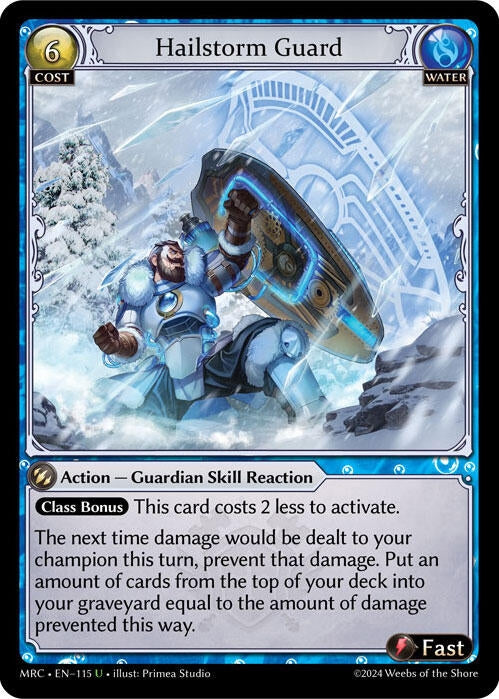 Image for Hailstorm Guard (115) (Mercurial Heart) - Grand Archive TCG