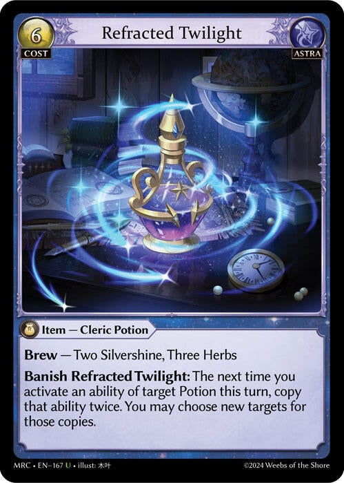 Image for Refracted Twilight (167) (Mercurial Heart) - Grand Archive TCG