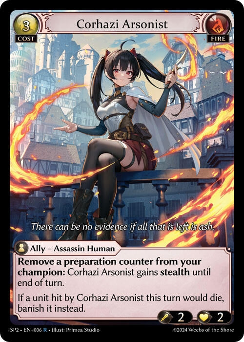 Image for Corhazi Arsonist (006) (Supporter Pack 2) - Grand Archive TCG