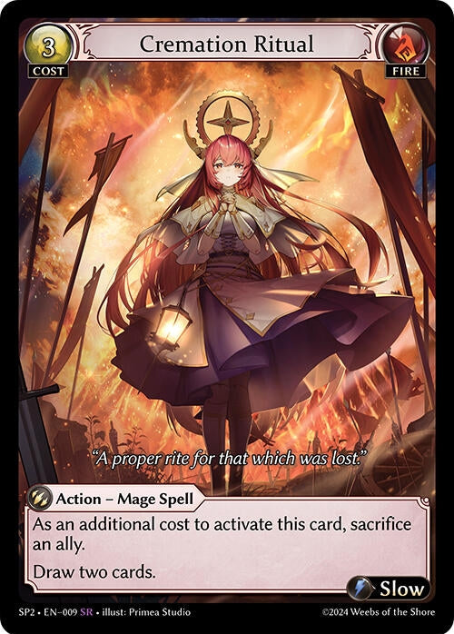 Image for Cremation Ritual (009) (Supporter Pack 2) - Grand Archive TCG