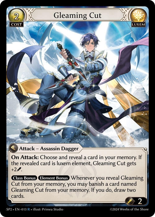Image for Gleaming Cut (013) (Supporter Pack 2) - Grand Archive TCG