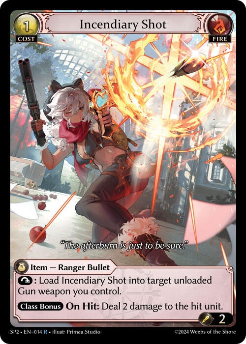 Image for Incendiary Shot (014) (Supporter Pack 2) - Grand Archive TCG
