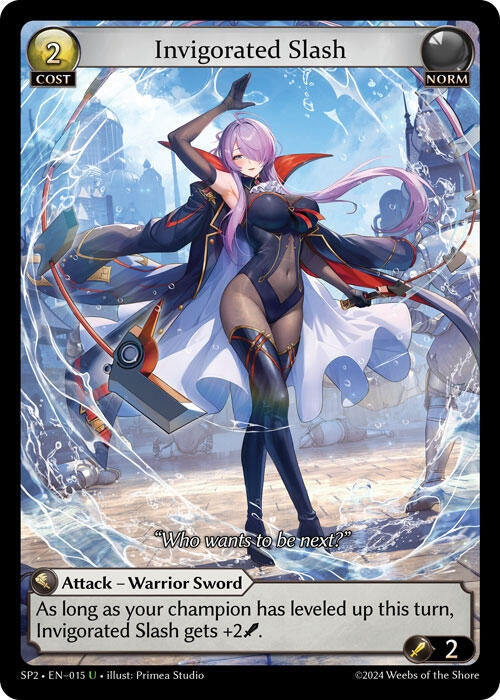 Image for Invigorated Slash (015) (Supporter Pack 2) - Grand Archive TCG