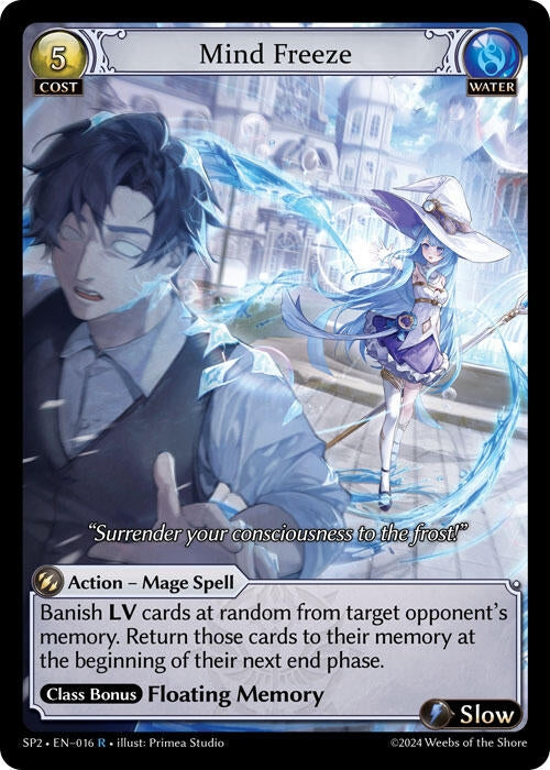 Image for Mind Freeze (016) (Supporter Pack 2) - Grand Archive TCG