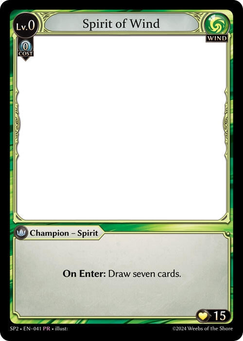 Image for Spirit of Wind (041) (Supporter Pack 2) - Grand Archive TCG