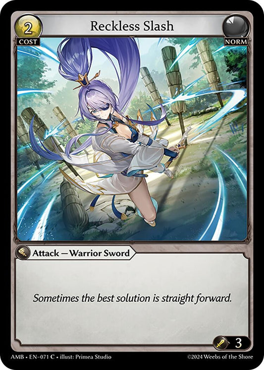 Image for Reckless Slash (071) (Mortal Ambition) - Grand Archive TCG