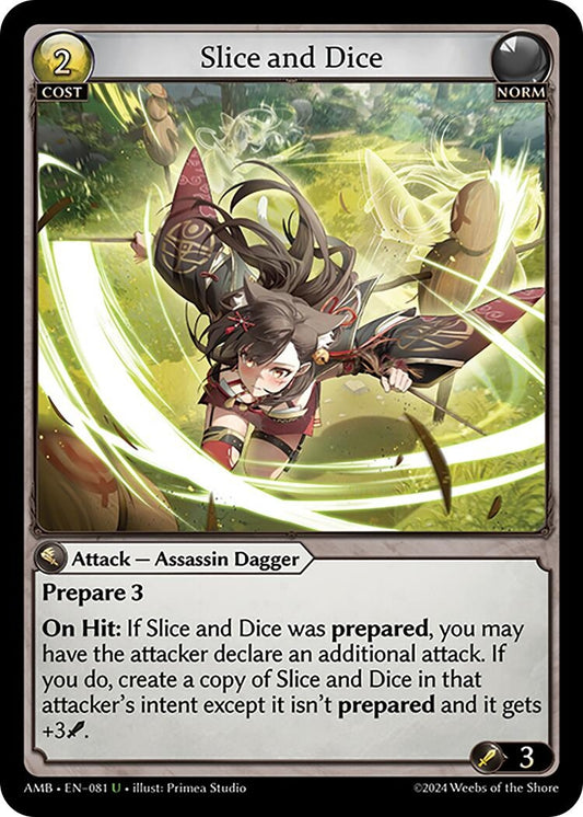 Image for Slice and Dice (081) (Mortal Ambition) - Grand Archive TCG