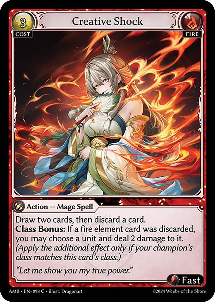 Image for Creative Shock (098) (Mortal Ambition) - Grand Archive TCG