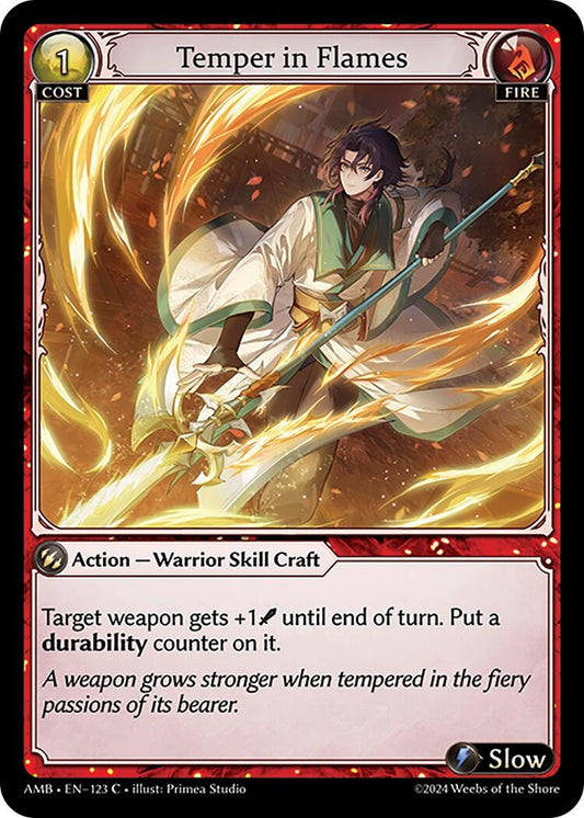 Image for Temper in Flames (123) (Mortal Ambition) - Grand Archive TCG