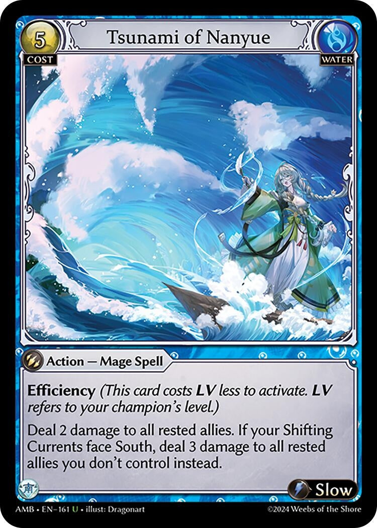 Image for Tsunami of Nanyue (161) (Mortal Ambition) - Grand Archive TCG