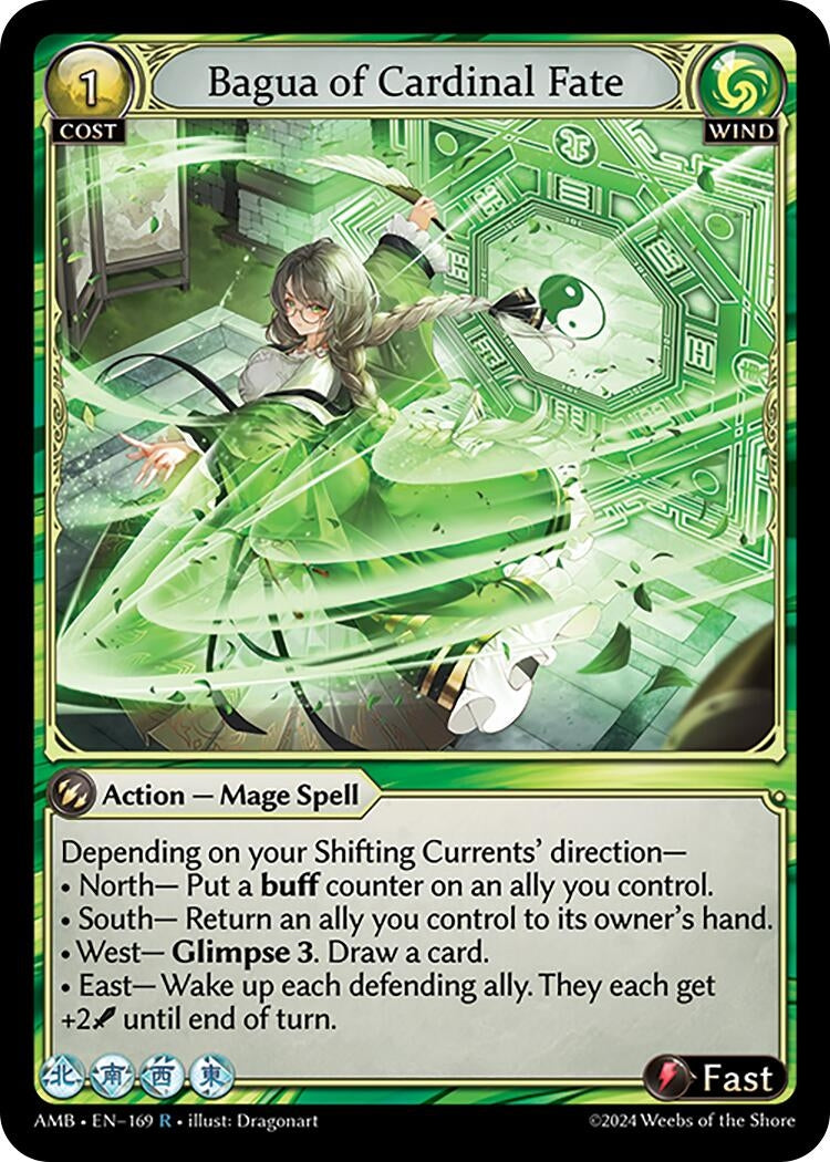 Image for Bagua of Cardinal Fate (169) (Mortal Ambition) - Grand Archive TCG